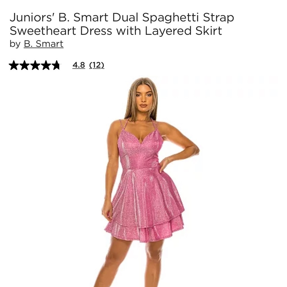 • Dark pink B Smart formal dress •